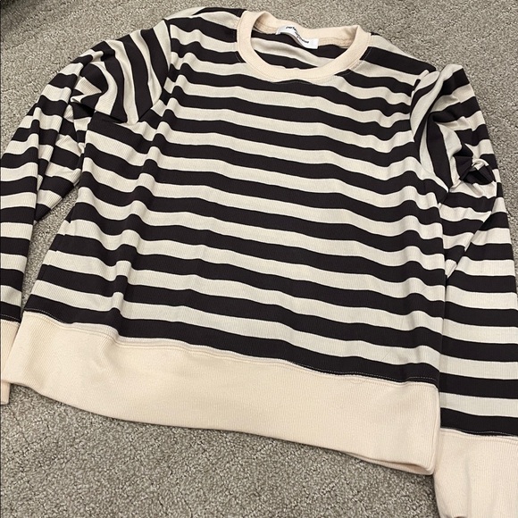 PerfectWhiteTee Striped Long Sleeve Top - Picture 7 of 7